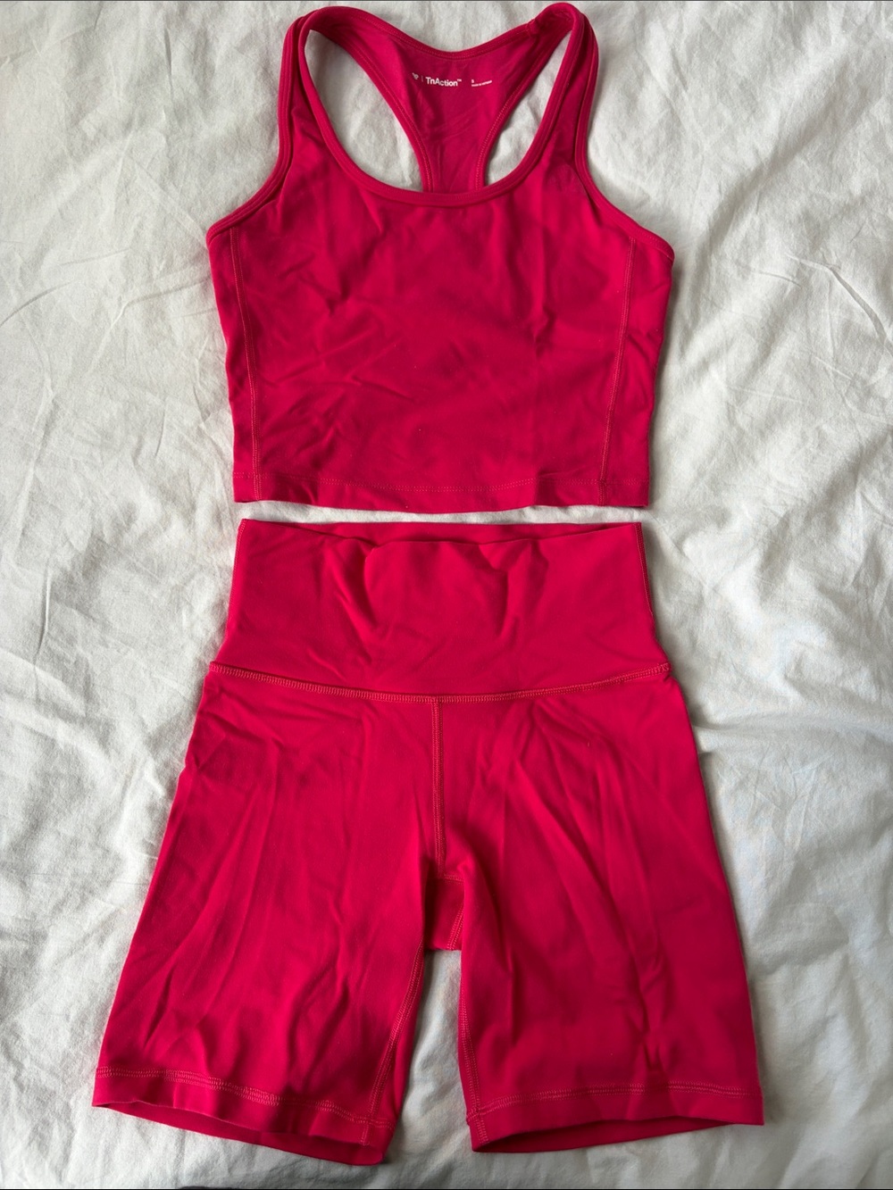 TNA - Size Small tank and bike shorts  (selling as the set)